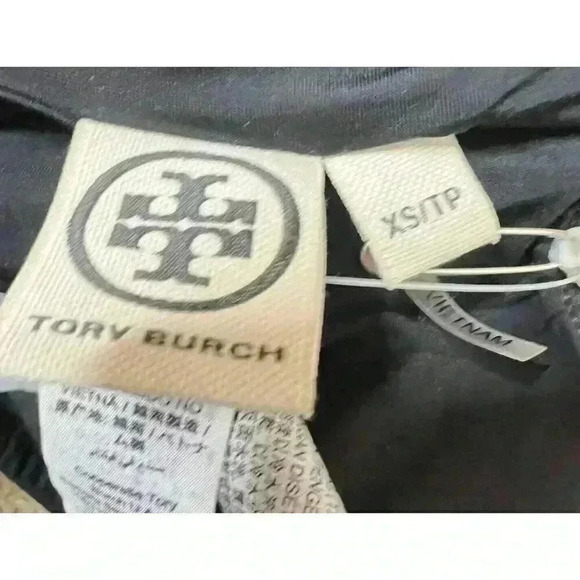 $118 Tory Burch Womens Black Solid One Shoulder Bikini Top Swimwear Size XS - Picture 8 of 9